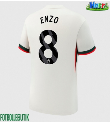 Chelsea Enzo Fernandez #8 Bortatröja 2025-26 Kortärmad